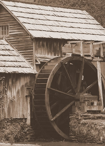 Ansicht der historischen Operndorfer Mühle
